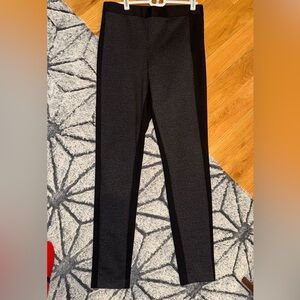 J. Crew knit tapered pixie Black and Gray Pants